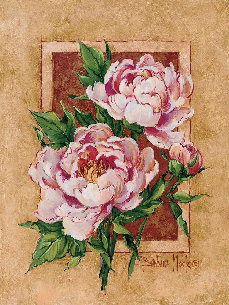 Peonía Fresco Lienzo Arte