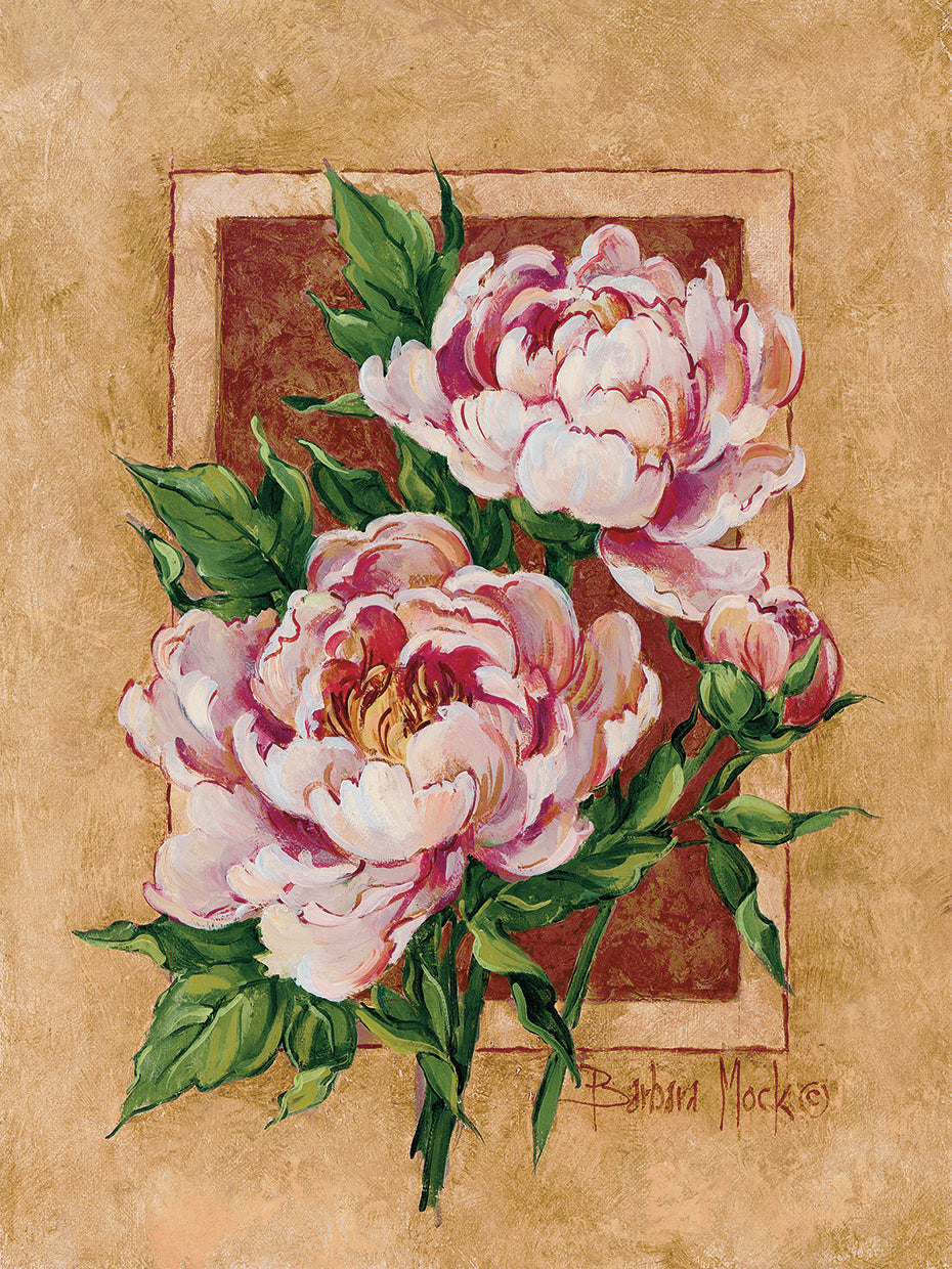 Peonía Fresco Lienzo Arte