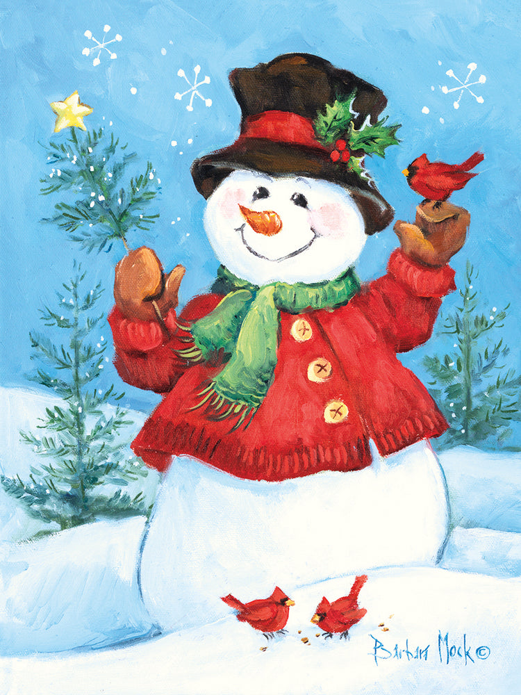Red Coat Snowman