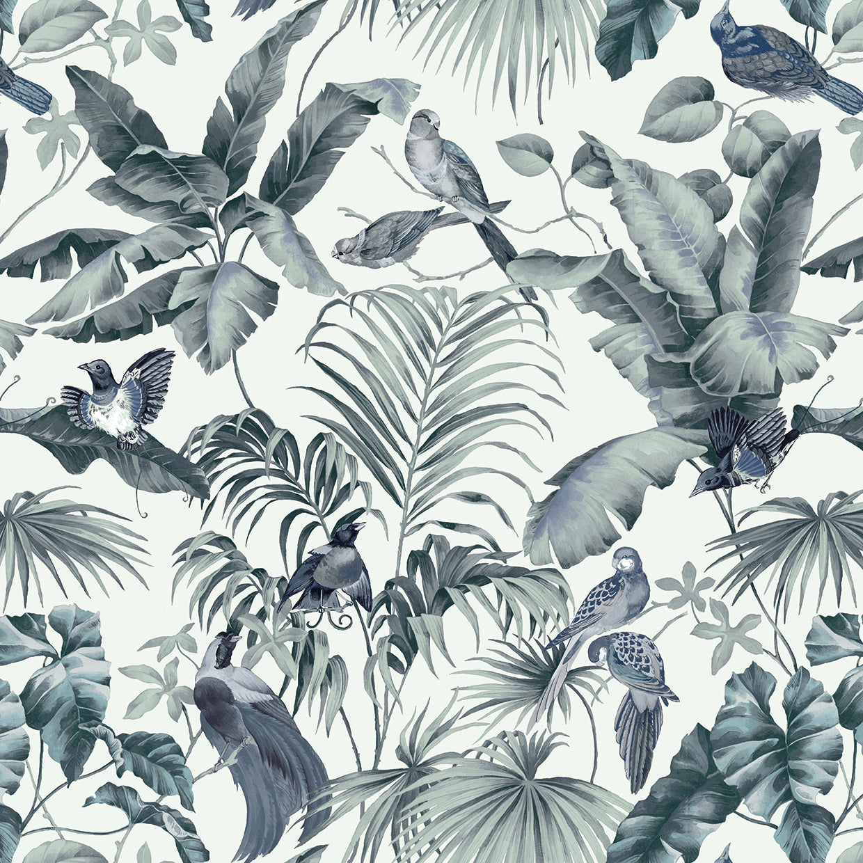 Jungle Canopy Steel Gray