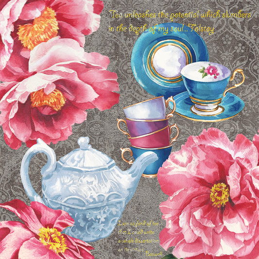 Tea Eloquence Canvas Print