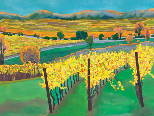 Autumn Vineyard Canvas Art