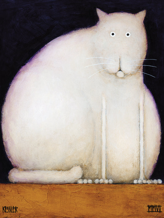 Fat Cat Canvas Art