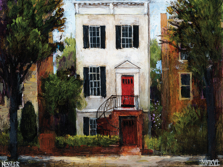 La casa de Sousa, arte de la lona de Capitol Hill