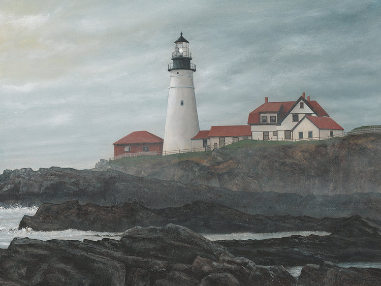 Foggy Morning At Portland