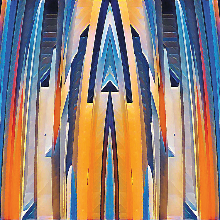 Arte de la lona de la metrópolis
