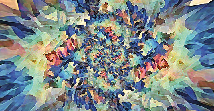 Reverse Floral Radial