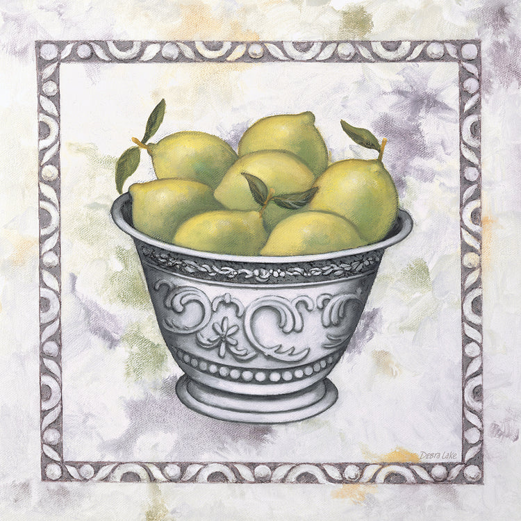 Limes In A Silver Bowl