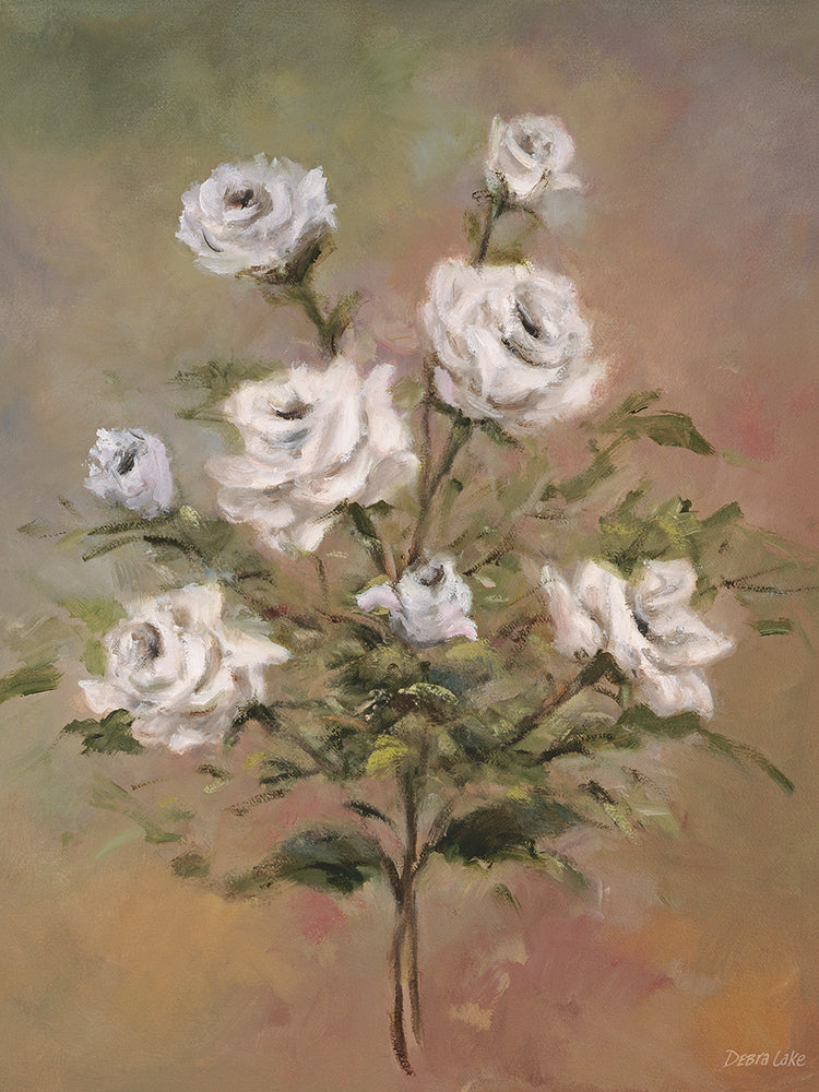 Arte floral de la lona de G