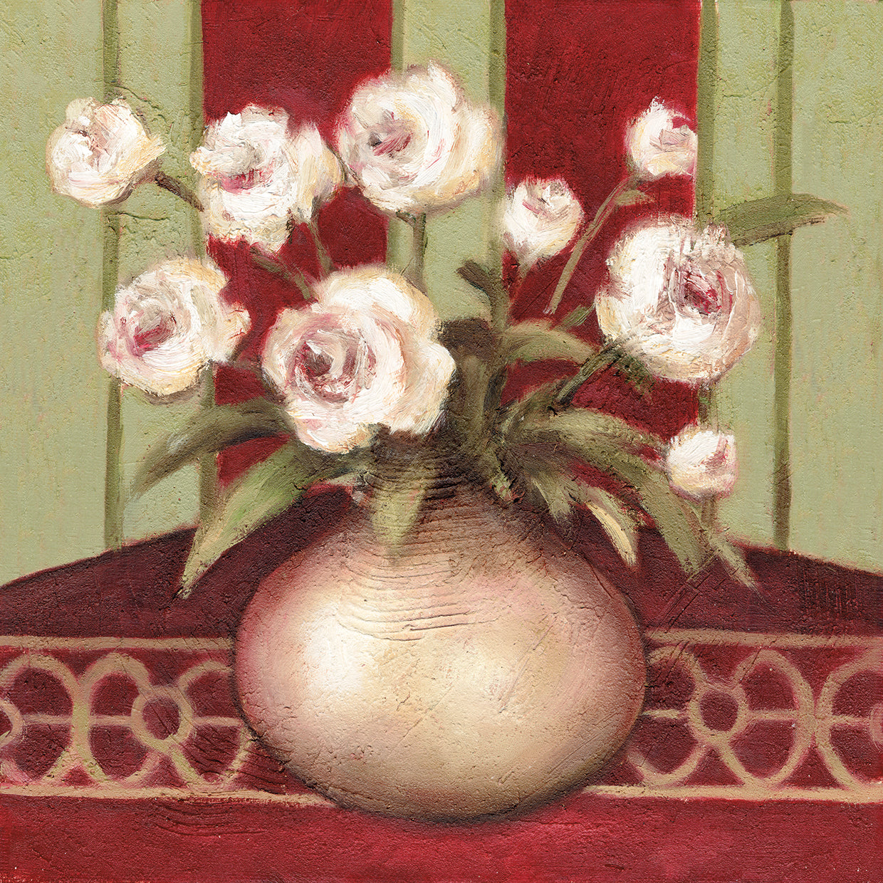 Arte de la lona de Ragtime Rose