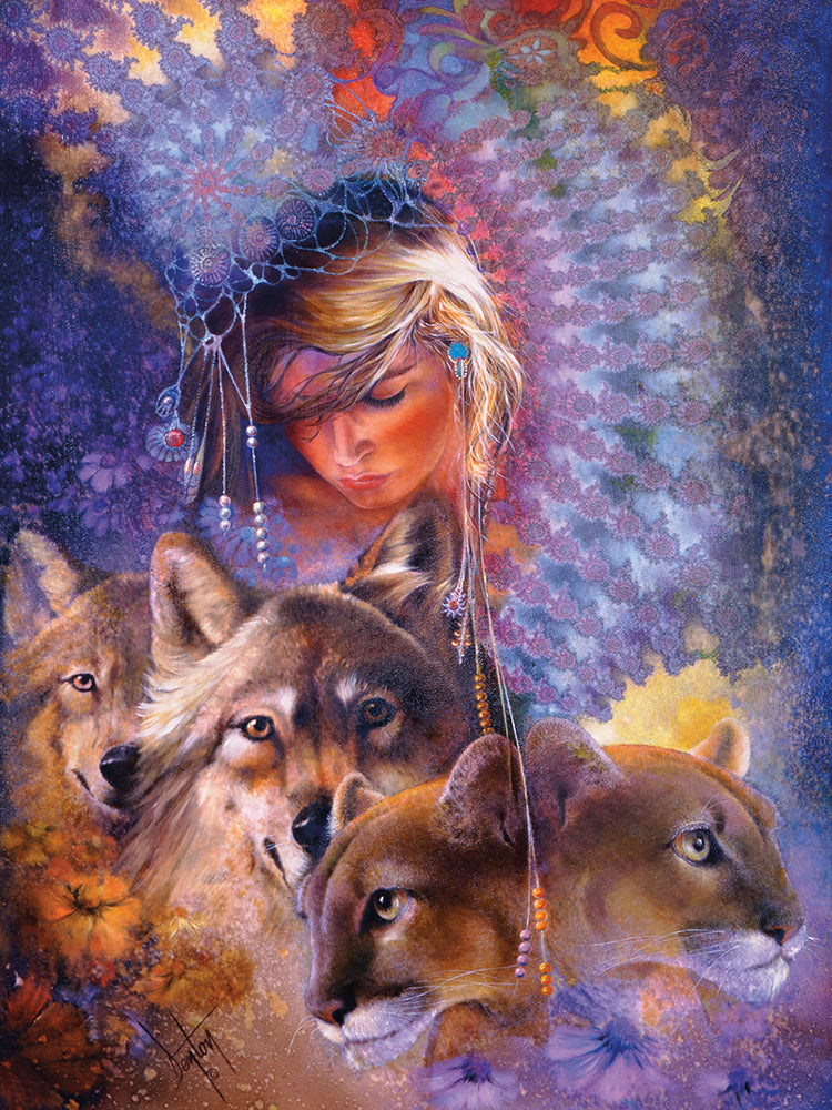 Arte de la lona del iris