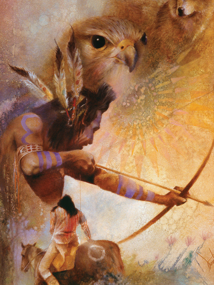 El arte de la lona de los cazadores