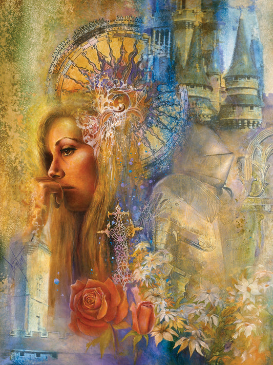 The Rose Of Guinevere Canvas Art