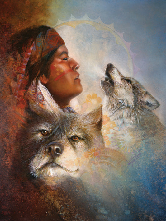 Cry Of The Wolves Canvas Art