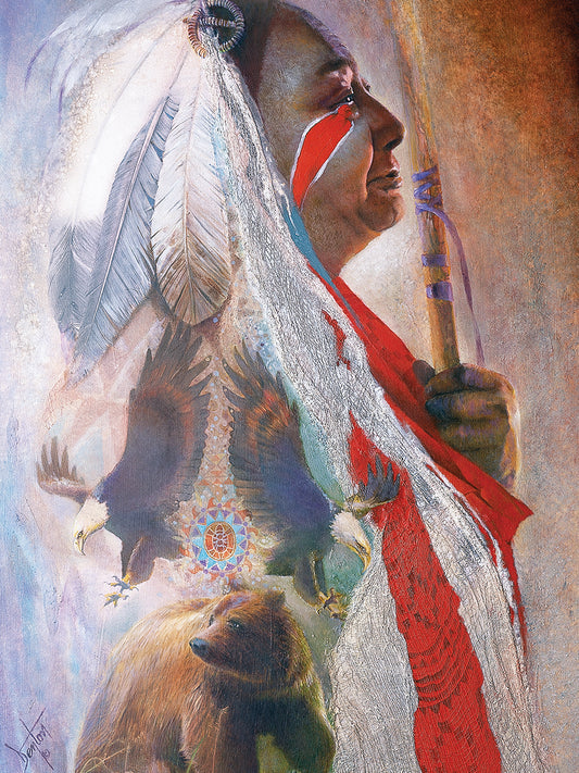 The Spirit Of Eagle Baer Canvas Art