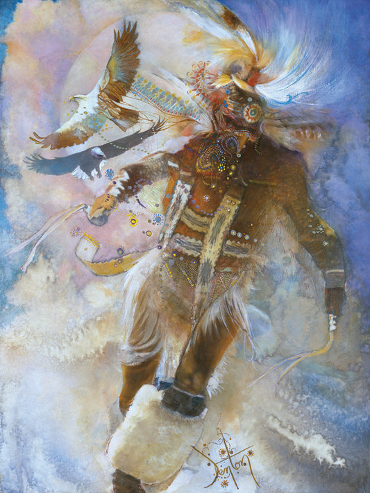 The Eagle Dancer Canvas Art