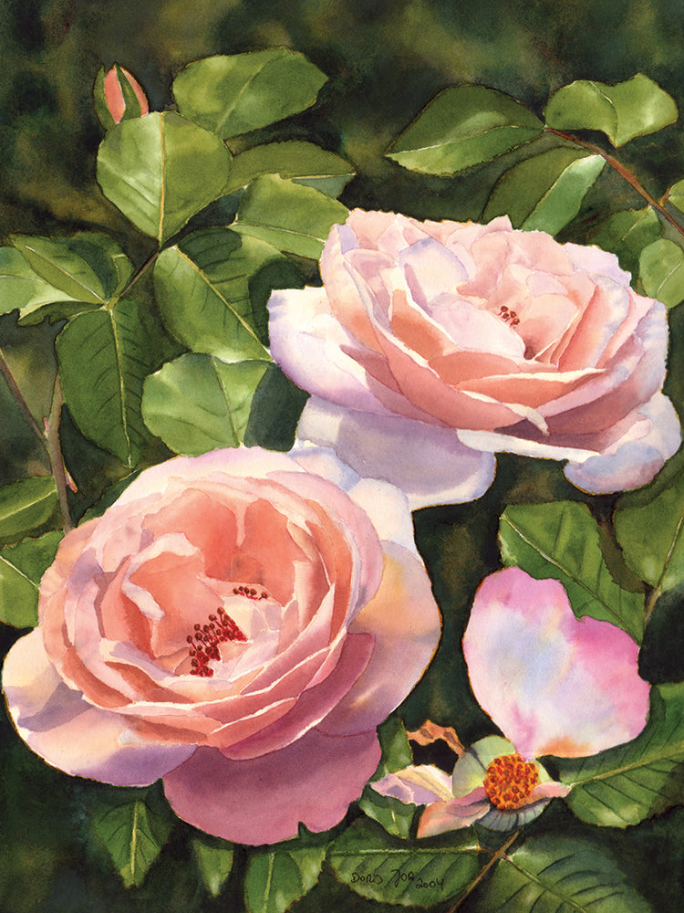 Arte de la lona de Rose Clair Renaissance Iii