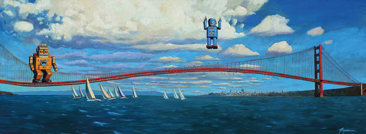 Golden Gaters Canvas Art