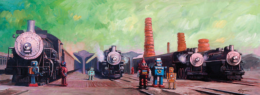 Trainyard Canvas Art