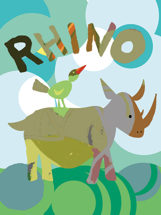Rhino Canvas Art