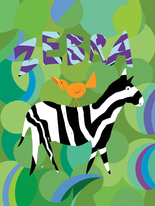 Zebra Canvas Art
