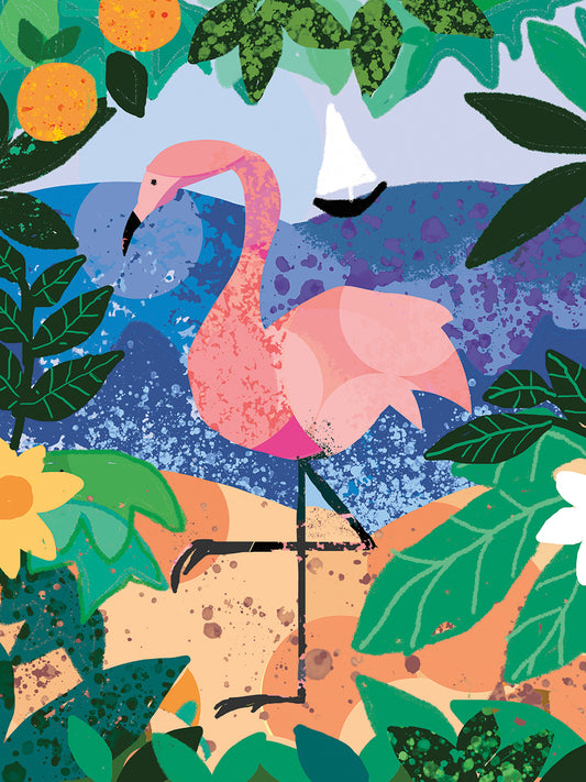 Final Flamingo Canvas Prints