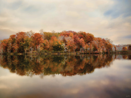 Autumn At Lake LaJoie 4 Canvas Art