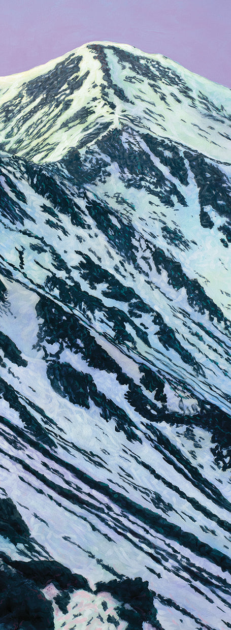 Gray's Peak in Winter Canvas Art