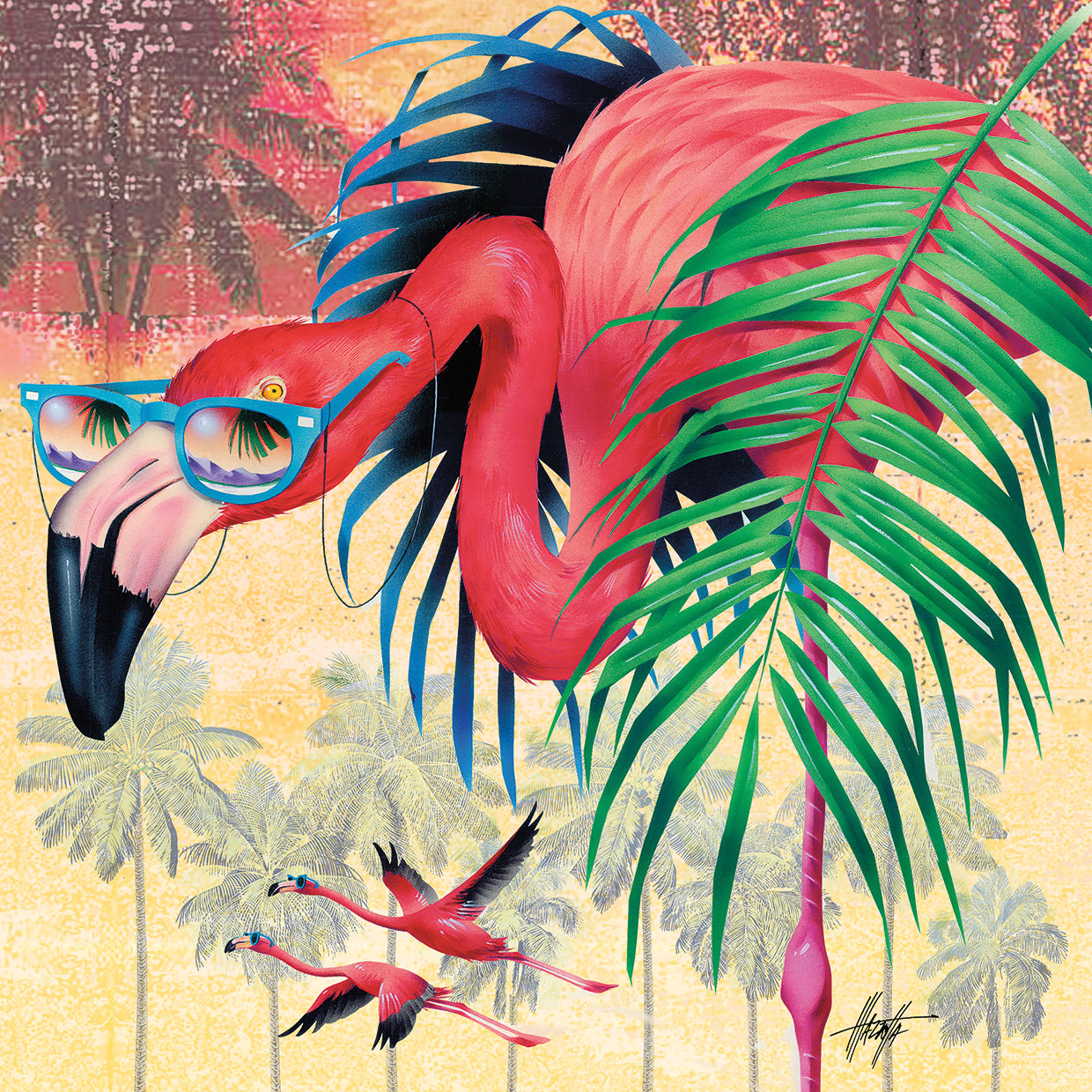 Cool Flamingoes