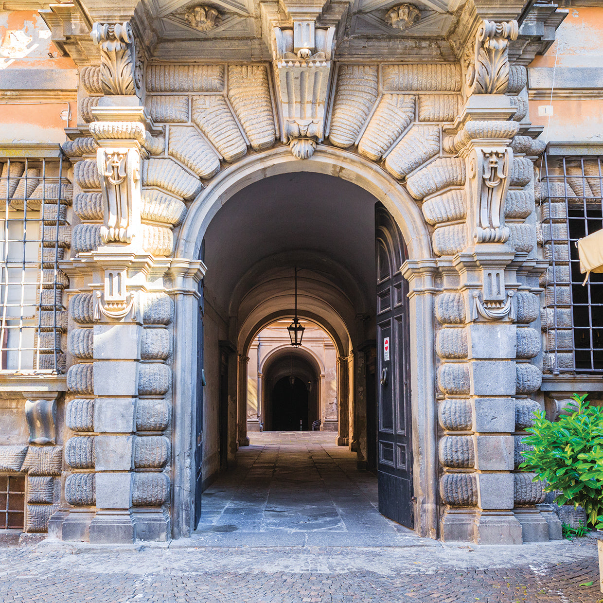 Elaborate Entry Way In Italy