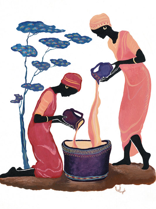 Two Women Pouring