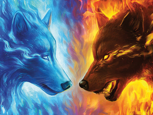 Fire and Ice Canvas Art