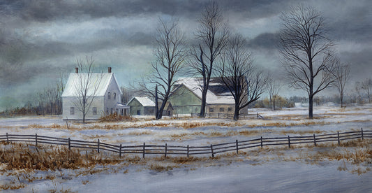 Winter Gray Canvas Art