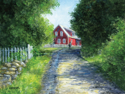 Another Red House Canvas Art
