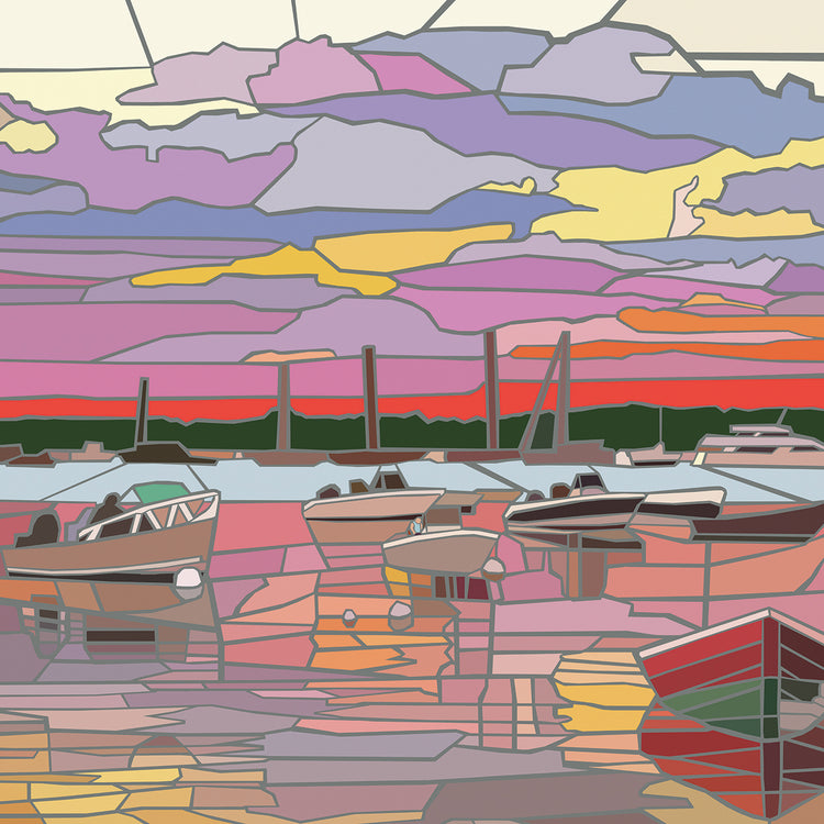 Nantucket Beach at Dusk