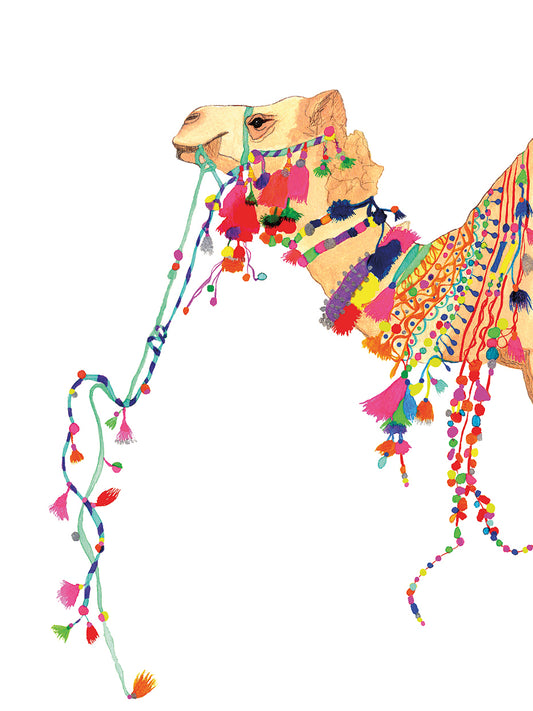 Khalifa Camel Canvas Art