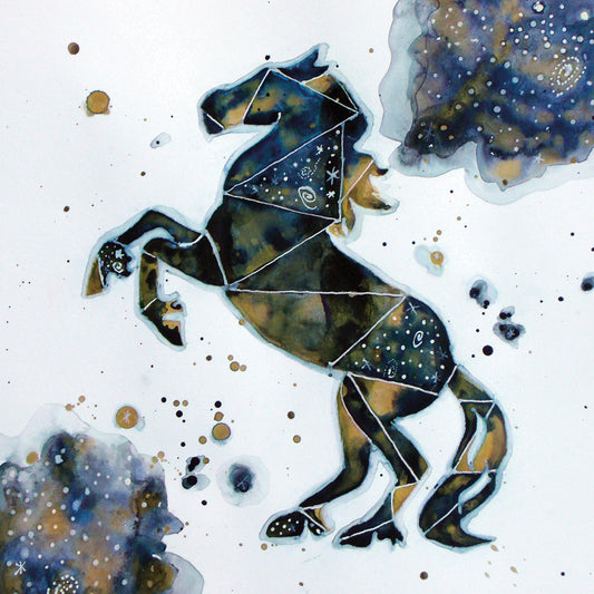 Galactic Horse Canvas Print