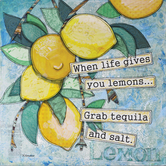 Lemony Life Canvas Art