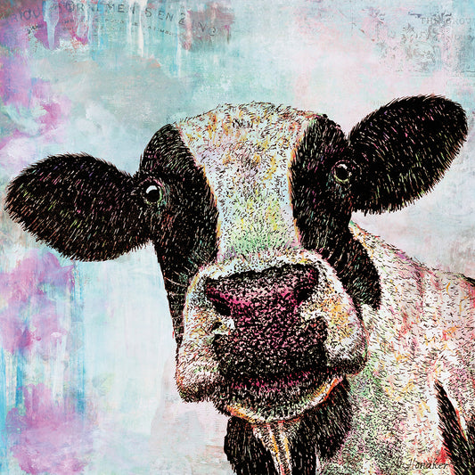 Cow Color Canvas Art