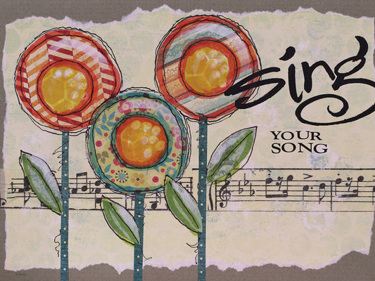 Sing Your Song Canvas Art