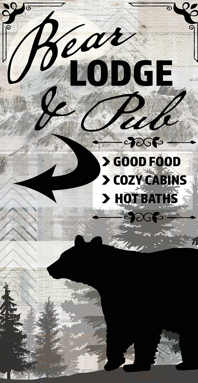 Blue Bear Lodge Sign 19