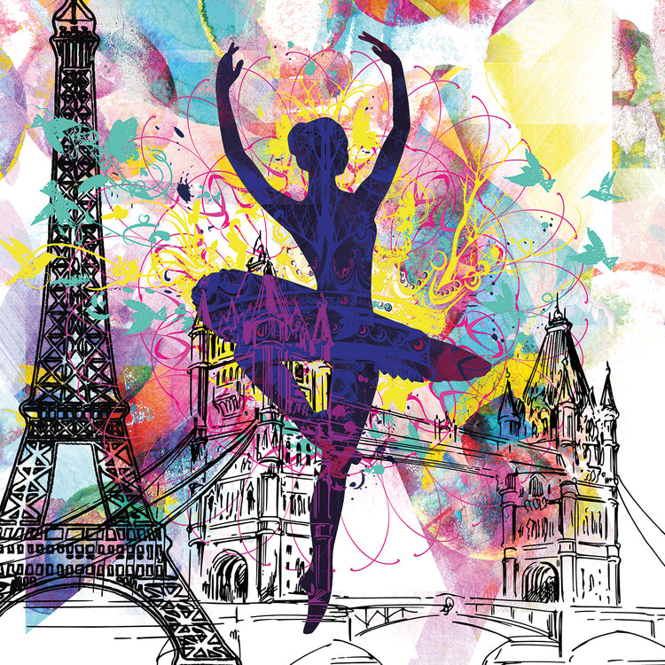 London Ballerina Silhouette 01