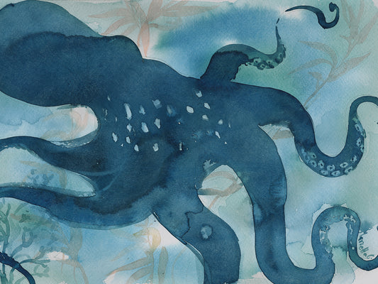 Octopus III Canvas Art
