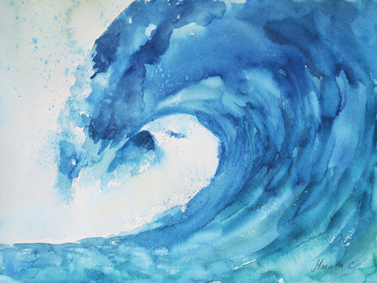 Wave I Canvas Art