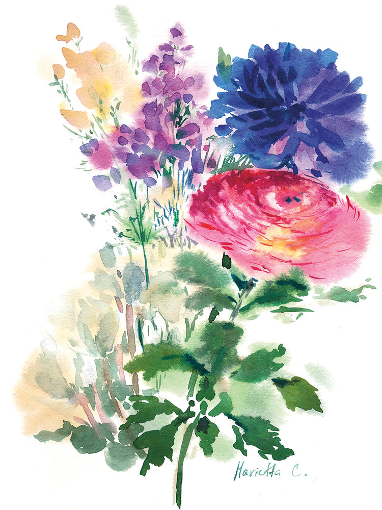 Arte de la lona de la serie 05 de la flor