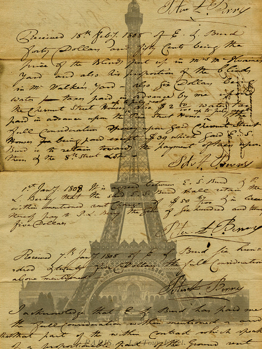 Paris Letter Canvas Prints