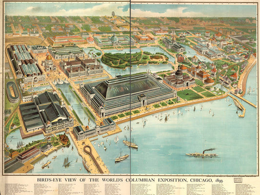 Chicago Map VI Canvas Prints