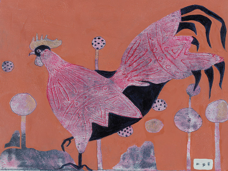 Sci-fi Purple Rooster 6