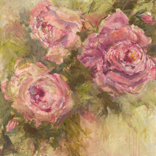Pink Roses Canvas Art