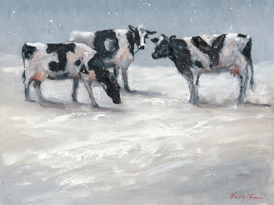 Joy Cows Canvas Art